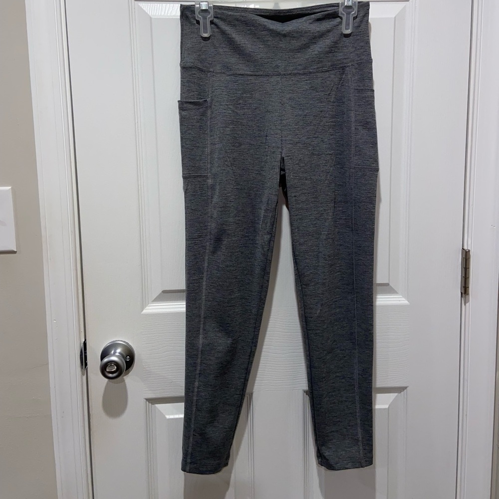 Gray leggings